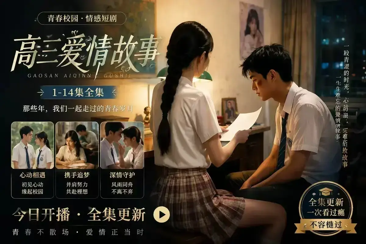 《B中爱情故事》AI短剧完整版 误会篇未删减 4KHDR高清画质 百度网盘在线秒存