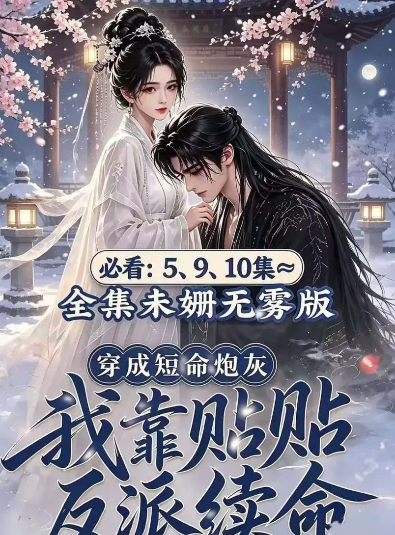 AI漫剧穿书超甜爽剧《穿成短命炮灰我靠贴贴反派续命》未删减高清全集-免费看无广告在线追剧-穿成短命炮灰我靠贴贴反派续命网盘资源